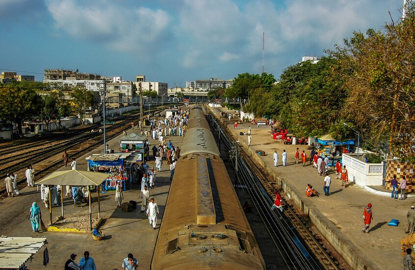 قطار في باكستان