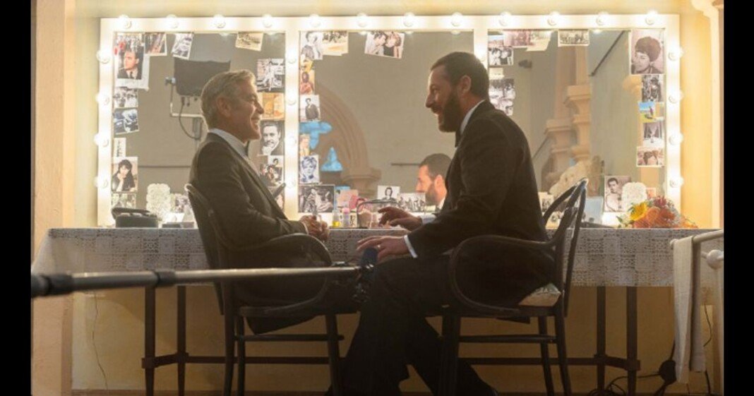 جورج كلوني وآدم ساندلر